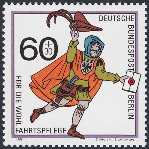 Mensajero del siglo XV. Berlín, 1989