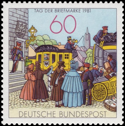 Día del Sello. Alemania, 1981. Diseño de Elisabeth von Janota-Bzowski