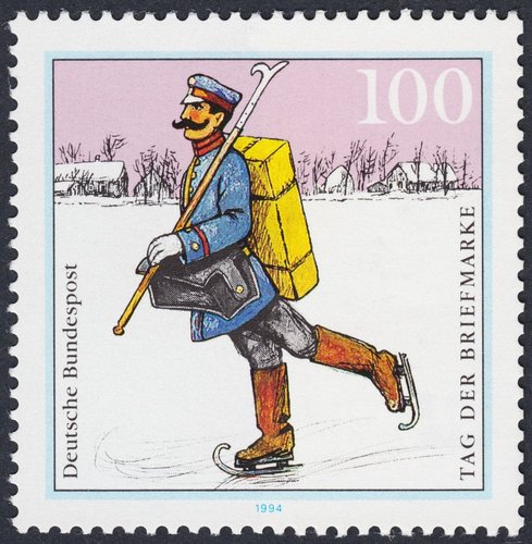 Día del Sello. Alemania, 1994. Diseño de Ernst Kösslinger
