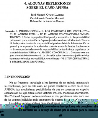 Primera página del Informe