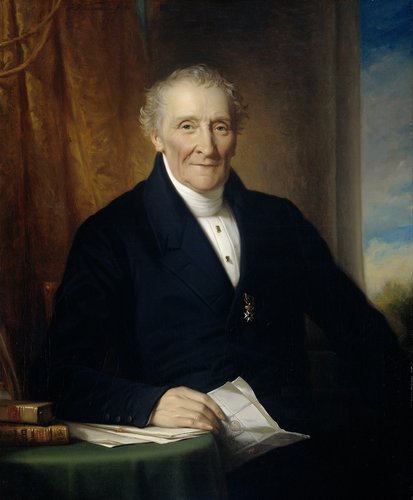 Retrato de Rodolphe le Chevalier, comerciante de  Amsterdam (1850), de Jan Adam Kruseman. Óleo sobre lienzo, 104 x 84 cm