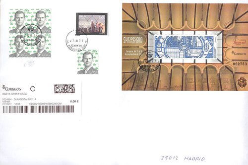 Etiqueta térmica digital. 5024994 - Zaragoza Suc 14. 415451. Carta certificada. 0,00. 4x10. 2017-10-27. 18.08. Sobre. Baja.jpeg