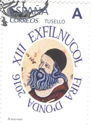 Sello personalizado. Onda. 2016. XIII EXFILNUCOL. 4. Ramón Llul.jpeg