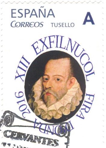 Sello personalizado. Onda. 2016. XIII EXFILNUCOL. 1. Cervantes.jpeg