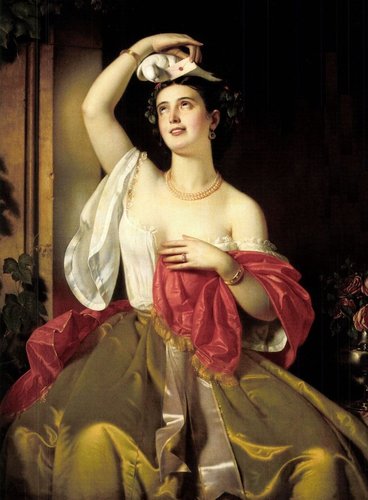 &quot;Correo con paloma&quot; (1861), de József Borsos. Óleo sobre lienzo, 126 x 94 cm