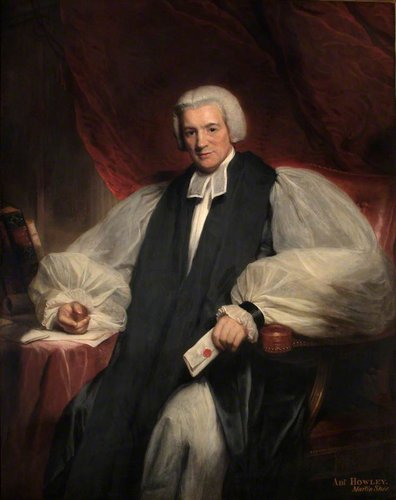 Retrato de William Howley, Arzobispo de  Canterbury (1828), por Martin Archer Shee. Óleo sobre lienzo, 140 x 110 cm