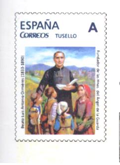 Sello personalizado. Gijón. 2017. XXV Jornadas Filatélicas. Beato Louis Ormières.jpeg