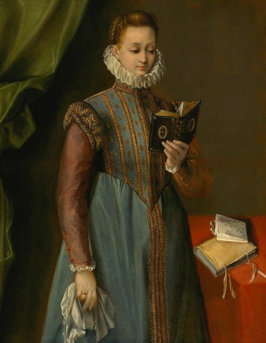 Retrato de Quintilia Fischieri (1600), por Federico Barocci (1535-1612). Óleo sobre lienzo, 123.8 × 95.3 cm