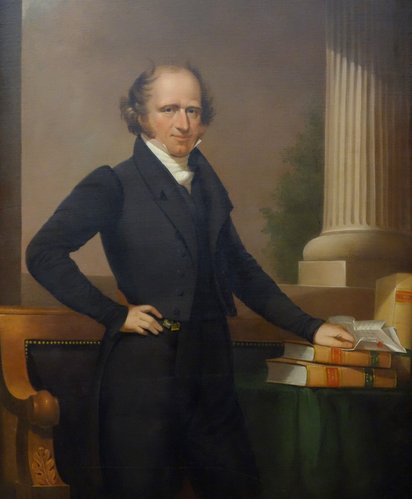 Retrato de Martin Van Buren (1828-29), por Ezra Ames. Óleo sobre lienzo, 132 x 104 cm