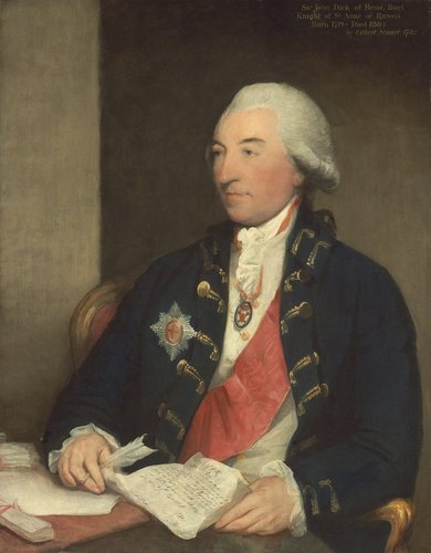 Retrato de John Dick (1782), por Gilbert Stuart. Óleo sobre lienzo, 91 x 71 cm