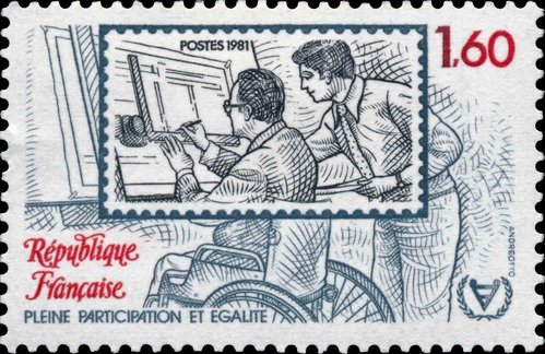 Año Internacional de las Personas con Discapacidad. Francia, 1981