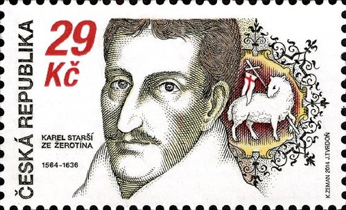 Karel de Žerotína. Calcografía y huecograbado. República Checa, 2014