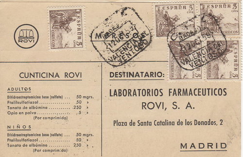 CPA Badajoz Valencia del Ventoso 1959.jpg