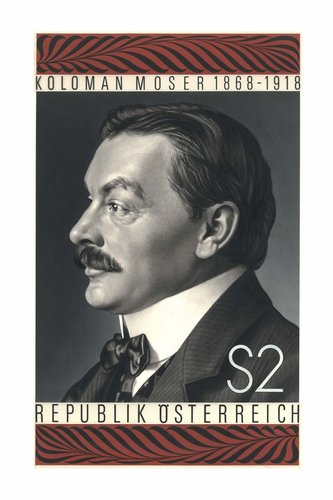 Koloman Moser, Austria, 1968. Diseño original de Otto Stefferl