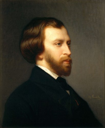 Alfred de Musset, retrato de Charles Landelle (1854)