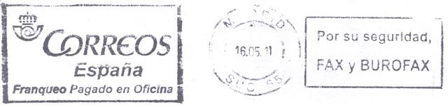 FPO. AF-105. Madrid. Suc. 65. Tipo B. 2011-05-16. Baja.jpg