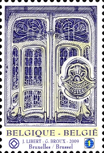 Patrimonio Mundial de la Unesco, Bélgica, 2009. Casas del arquitecto Víctor Horta (1861-1947), en Bruselas