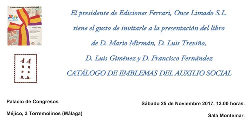 Torremolinos. 2017-11-24 al 26. IV ECC. Presentación libro. Torremolinos. 2017-11-25. Catálogo de Emblemas. Invitación. Baja.jpg