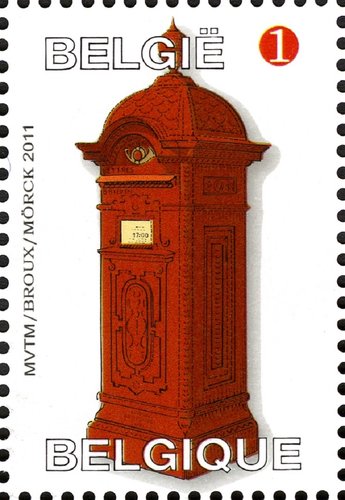 Buzón belga de los años treinta del siglo XX