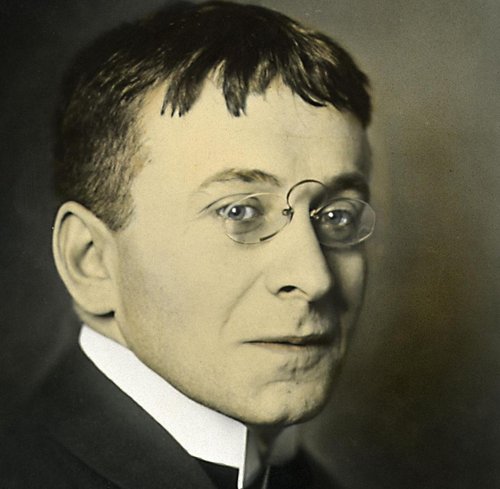 Fotografía coloreada de Karl Kraus, 1910