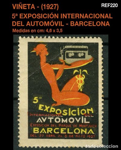 Feria automovil BARCELONA 1927