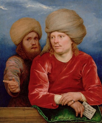 &quot;Retrato doble&quot; (1660), de Michael Sweerts. Óleo sobre panel, 21 x 17 cm