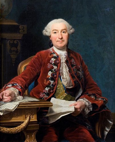 Retrato de Ulrik Scheffer (1716 – 99), de Alexander Roslin, 1763. Óleo sobre lienzo, 117 x 89 cm