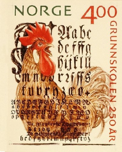 Diseño definitivo de Lokke-Sorensen para el sello de 1989