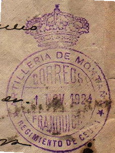 FRAN MIL Artillería de Montaña Regimiento de CEUTA 1924 R.jpg