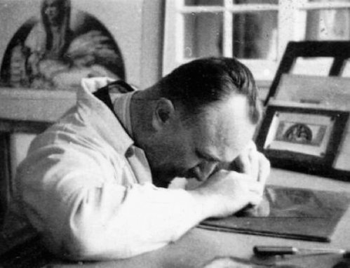 Endre Horváth en plena búsqueda...