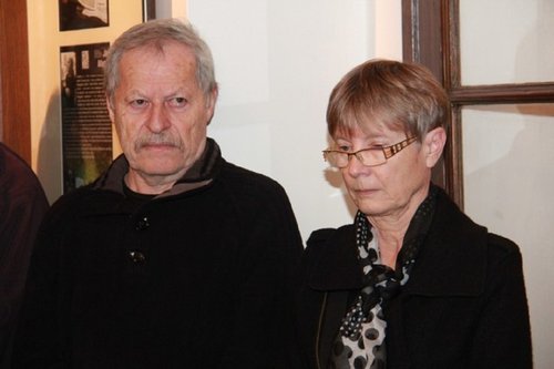 Los artistas Jan Maget y Eva Hašková, que además forman matrimonio