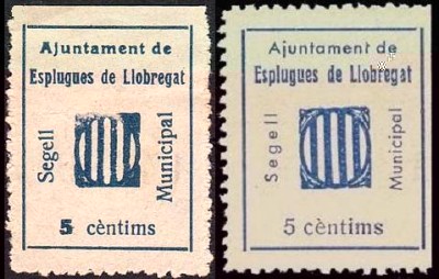 Es de suponer que exista toda la serie con ambos tipos de letra, aunque la más frecuente es la primera.