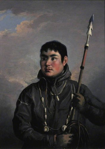 Retrato del explorador Hans Sakæus (1797–1819)