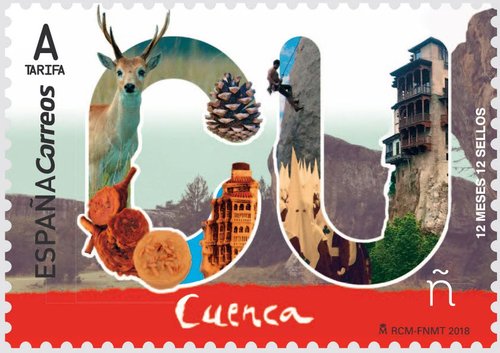 2018-01-02. 12 meses, 12 sellos. Cuenca. Boceto.jpg