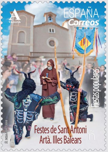 2018-01-12. Fiestas Populares. Festes de Sant Antoni. Artà. Illes Balears. Boceto.jpg