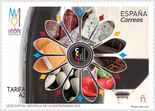 2018-01-17. León. Capital Española de Gastronomía. Boceto.jpg