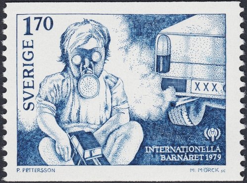 Suecia, 1979, Año Internacional del Niño. Diseño de Petter Pettersson