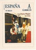 Cabalgada de Reyes Magos. Llegada en tren