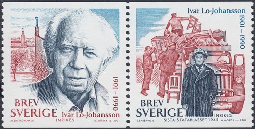 Suecia, 2001, Ivar Lo-Johansson (1901-1990). Calcografía