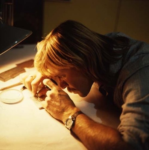 Martin Mörck a finales de los años ochenta, bordeando un precipicio...