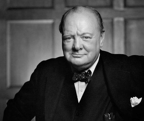 Winston Chruchill, 1941, fotografía de Yousuf Karsh (1908-2002)