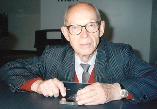 Czeslaw Slania durante sus últimos años