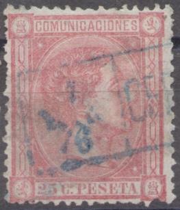 Matasello certificado 1876