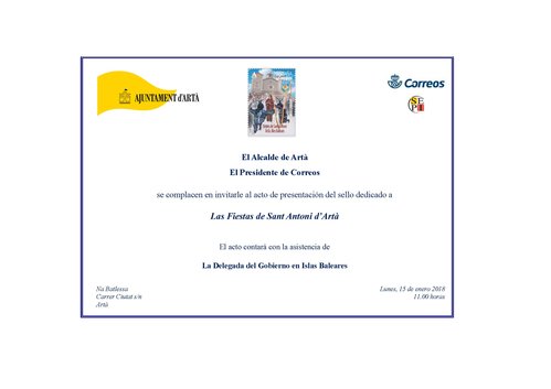 2018-01-12. Fiestas Populares. Festes de Sant Antoni. Artà. Illes Balears. Presentación. 2018-01-15. Castellano.jpg