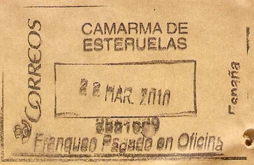 Franqueo Pagado Oficina - Recuadro - CAMARMA DE ESTERUELAS 22 MAR. 2010 ilegible.jpg