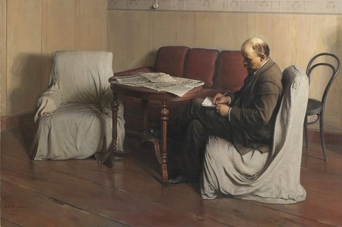 “Lenin en Smolny” (1930), de Isaak Brodsky  (1883–1939). Óleo sobre lienzo,  190 × 287 cm