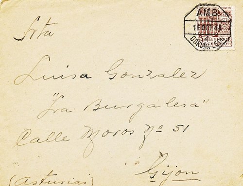 Ambulante. Coruña-Leon. Amb. 4. 1944-10-16. Carta. Anverso. Baja.jpg