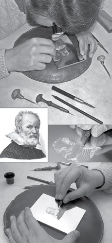 Jorge Peral grabó a buril este extraordinario retrato de Pietro Francavilla