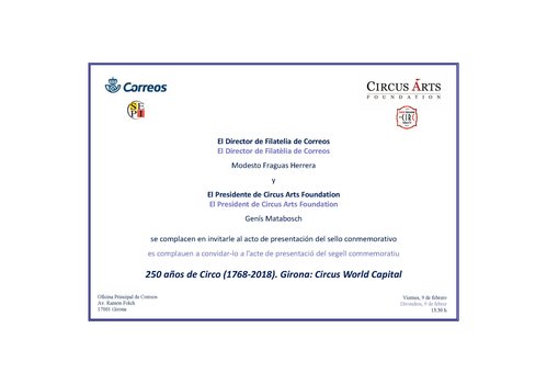 2018-02-09. Efemérides. 250 años de Circo (1768-2018). Presentación. 2018-02-09.jpg
