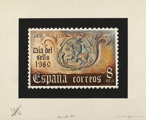 Diseño original realizado en tinta china y acuarela por Mariano Salamanca
